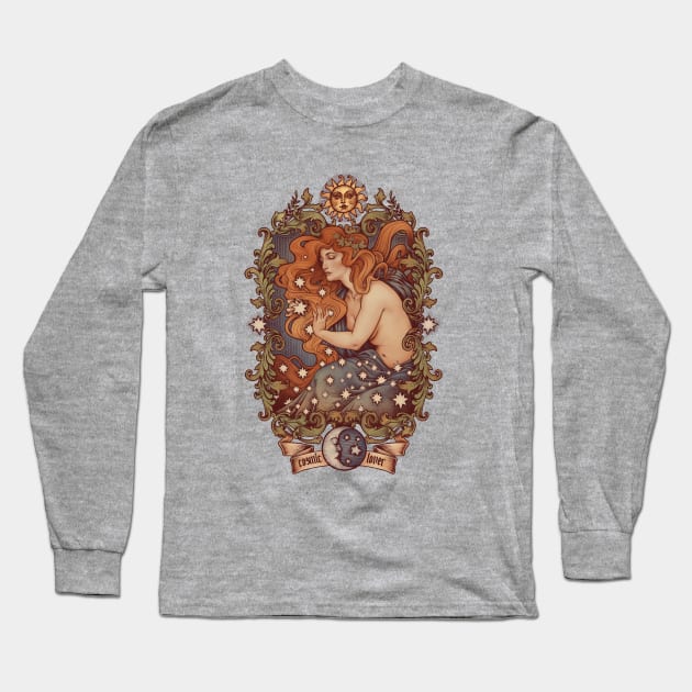 COSMIC LOVER color version Long Sleeve T-Shirt by Medusa Dollmaker